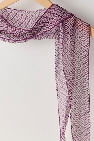 Женский шарф Free People XL Ultra Skinny, цвет: Boheme Bazaar — фото 2