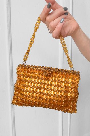 60s Saks Fifth Avenue Glass Bead HandBag Selected by MARMALADE
