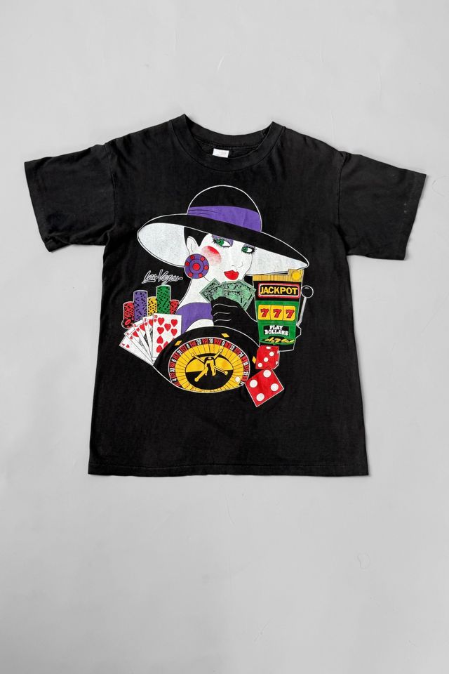 80s Las Vegas Jackpot Single Stitch Cotton T-Shirt Selected by MARMALADE #2