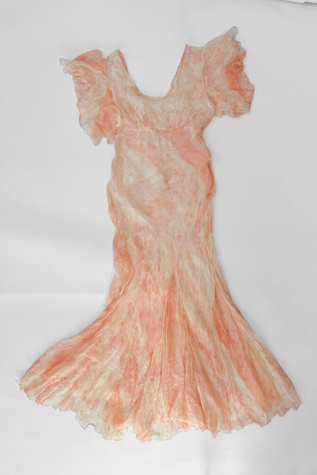 1930s Sheer Bias Cut Floral Lingerie  Dress Selected by MARMALADE