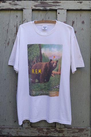 1990's REM Tour Tee Selected by Garbage Soup