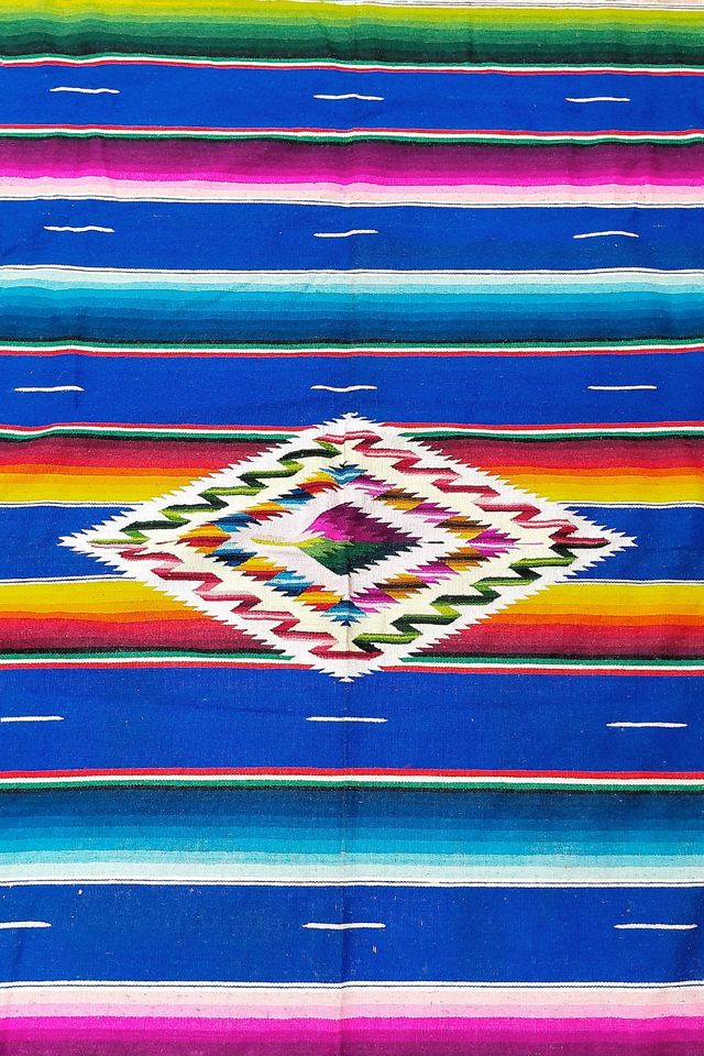 1940's Saltillo Wool Serape Selected by Garbage Soup #2