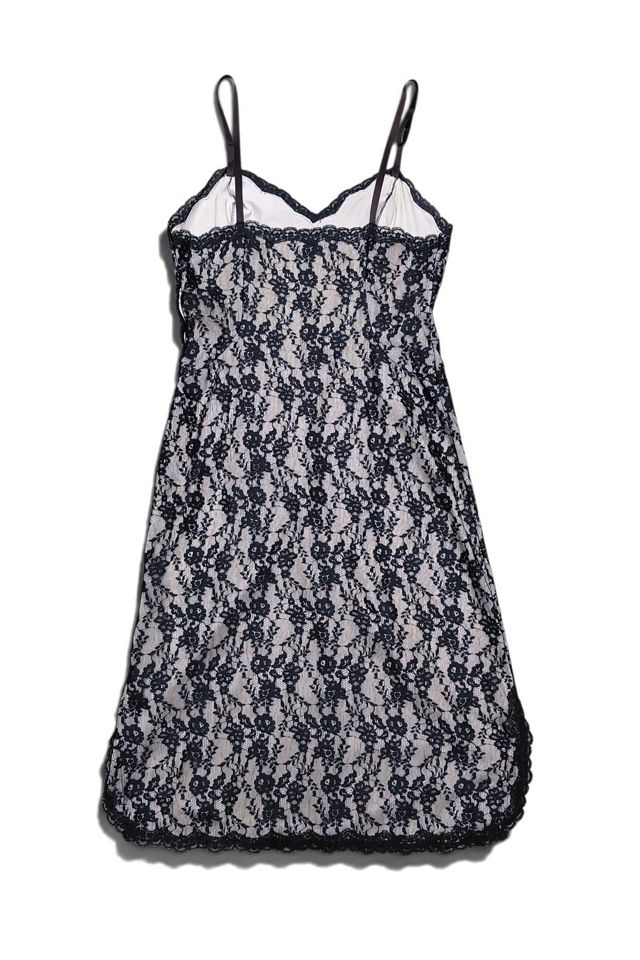 1960's Black Lace Slip Dress Selected by Garbage Soup #1