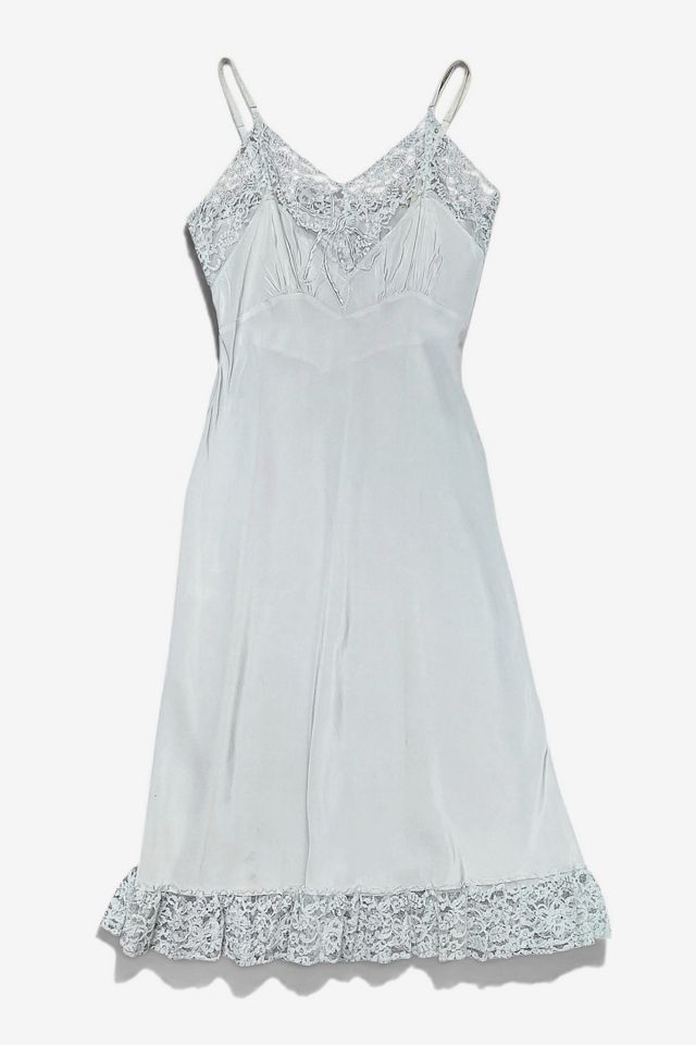 1940's Silky Rayon Slip Dress Selected by Garbage Soup #1