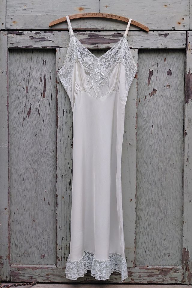 1940's Silky Rayon Slip Dress Selected by Garbage Soup #2