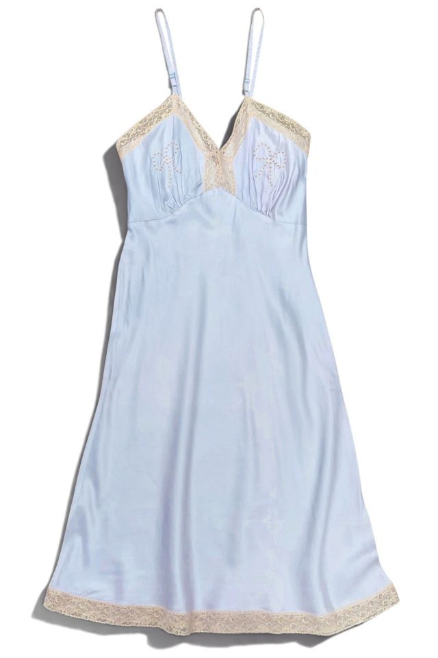 1940's Satiny Rayon Slip Dress Selected by Garbage Soup #1