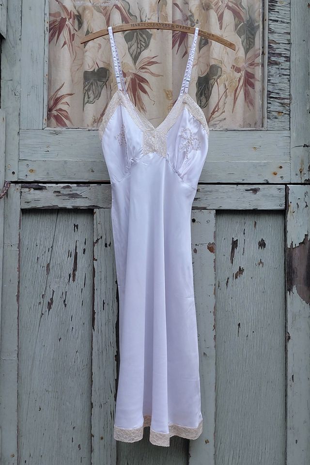 1940's Satiny Rayon Slip Dress Selected by Garbage Soup #2
