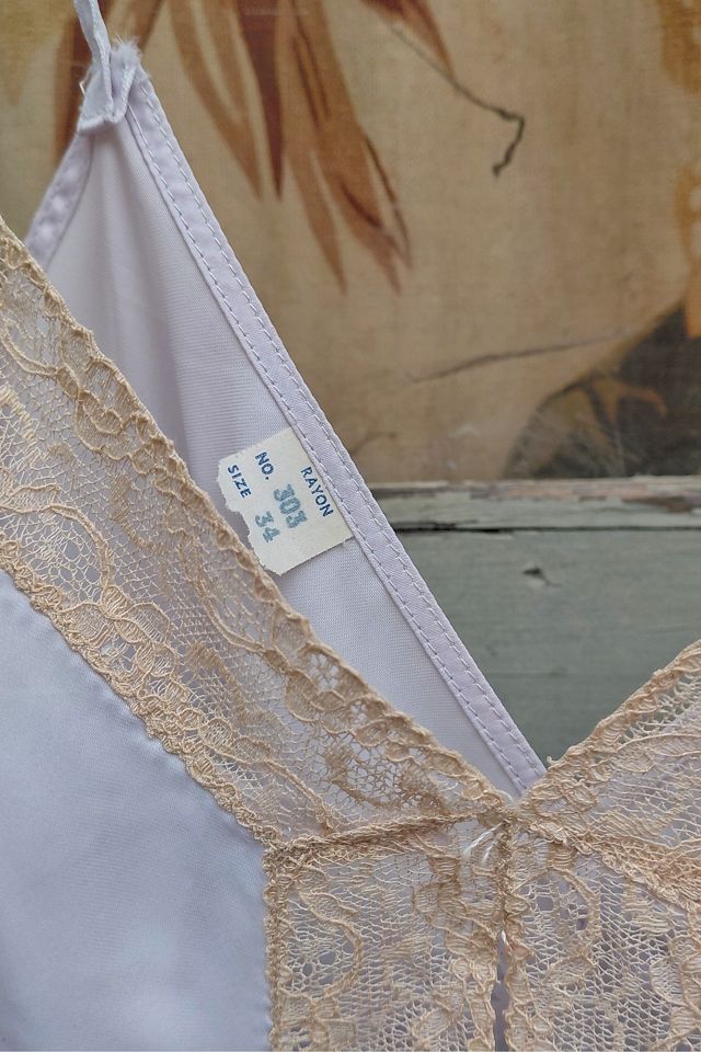 1940's Satiny Rayon Slip Dress Selected by Garbage Soup #3