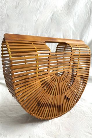 Vintage Bamboo Handbag Selected by Grievous Angel Vintage