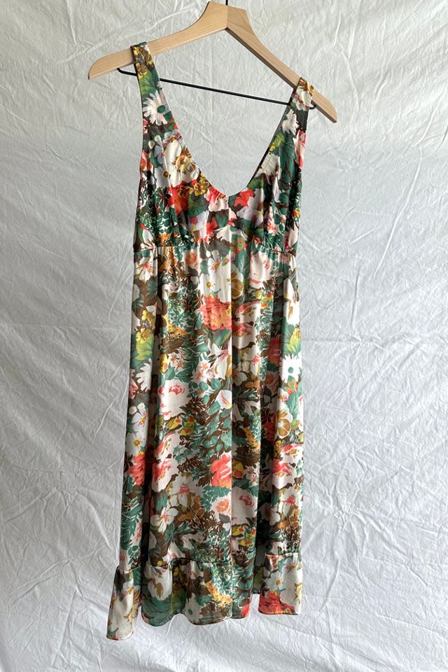 Vintage 1960s Vanity Fair Floral Slip Dress Grievous Angel Vintage #1