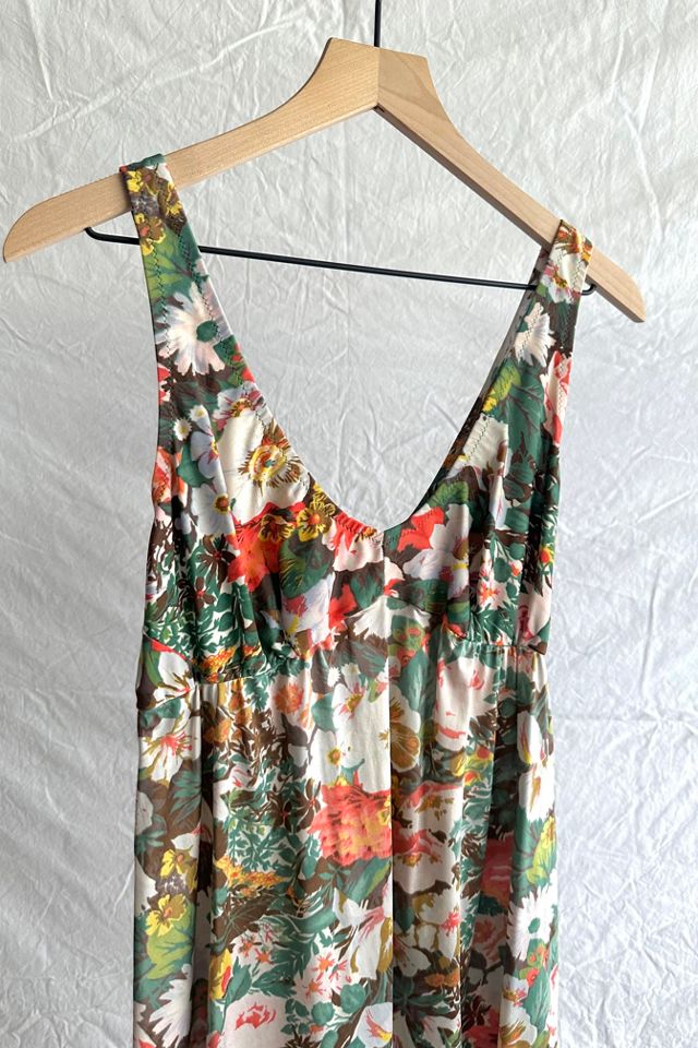 Vintage 1960s Vanity Fair Floral Slip Dress Grievous Angel Vintage #2