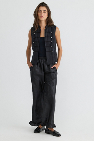 Lisa Says Gah! Liora Ruffle Hem Pants by Free People