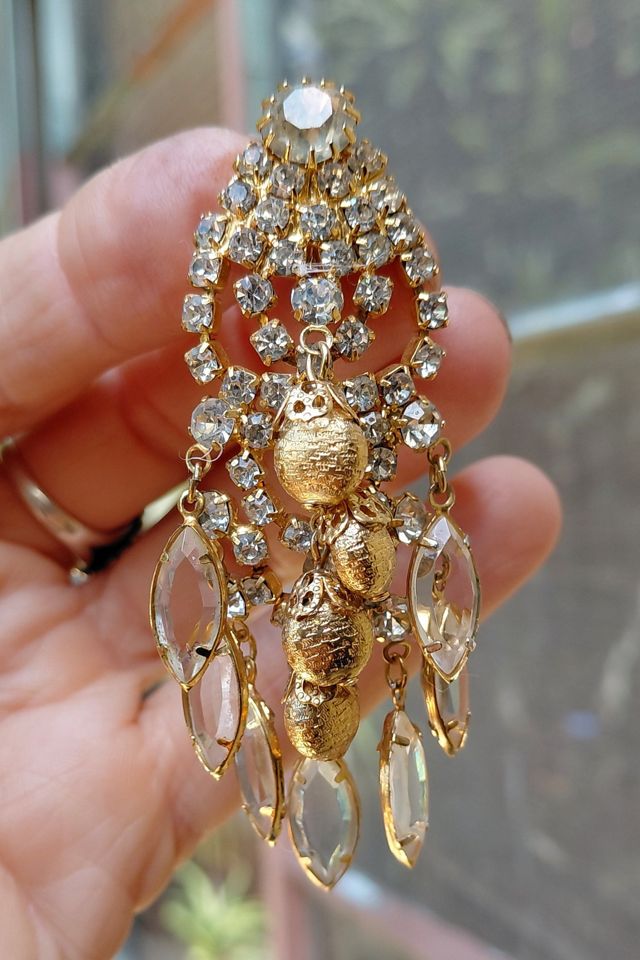 Vintage Julianna DE Waterfall Earrings Selected by Garbage Soup #2