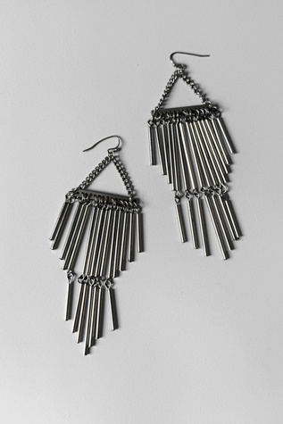 Vintage 80s Chandelier Fringe Earrings Selected by MARMALADE