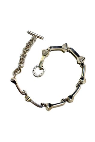 Vintage Sterling Silver Horseshoe Nail Bracelet Selected by Lux Revival