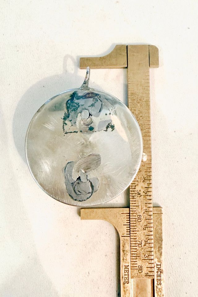 Antique Glass Horse Rosette Pendant Selected by Lux Revival #2