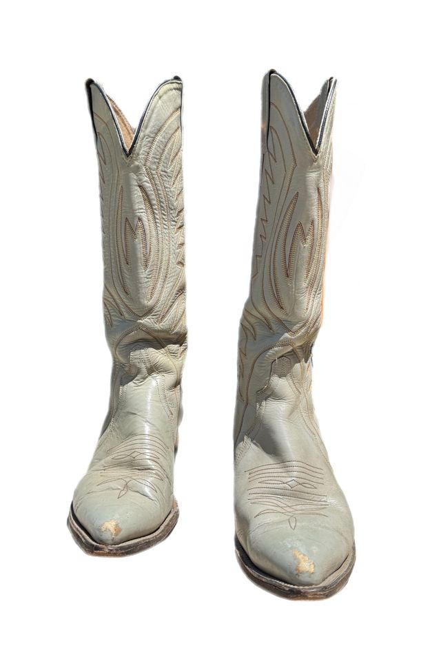 Vintage 1970s 80s Tall Cowboy Boots M 8/ W 10 Selected by Lux Revival #1