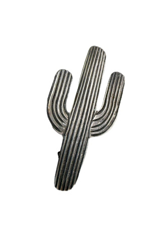Vintage Sterling Silver Saguaro Cactus Pin Brooch Selected by Lux Revival