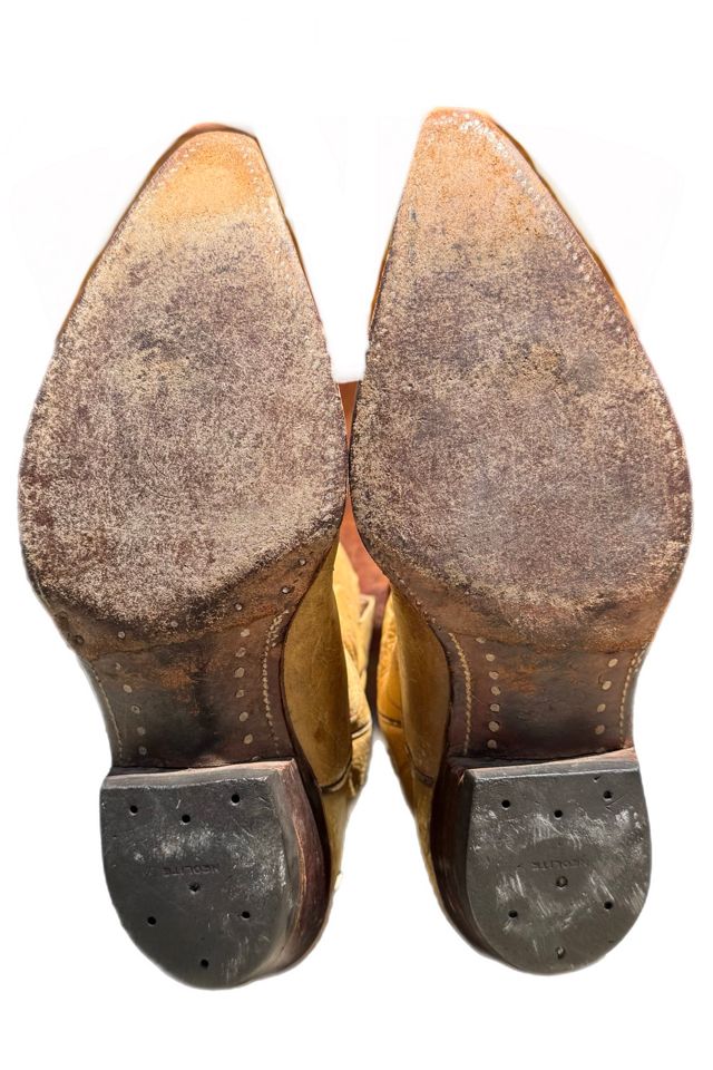 1960s Hyer Distressed Cowboy Boots M 9 1/2-W 11 1/2 Selected by Lux Revival #3