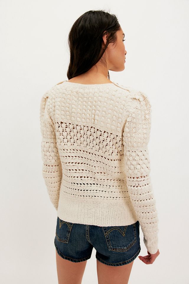 Penny Crochet Cotton Pullover #1