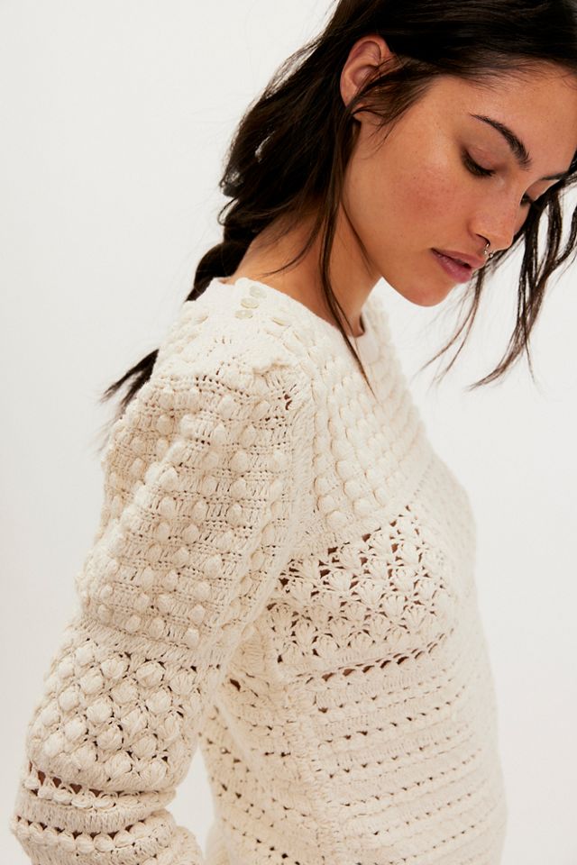 Penny Crochet Cotton Pullover #2