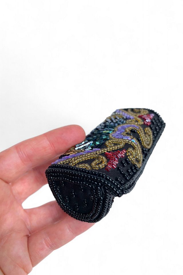 Vintage 1980s Hand Beaded Lipstick Case Selected by SharpLilTeeth #3