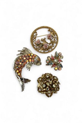 Vintage Crystal Nature Heritage Pin Collection Selected by SharpLilTeeth