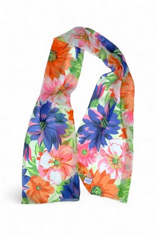 Vintage Diane Von Furstenberg Chiffon Scarf Selected by SharpLilTeeth