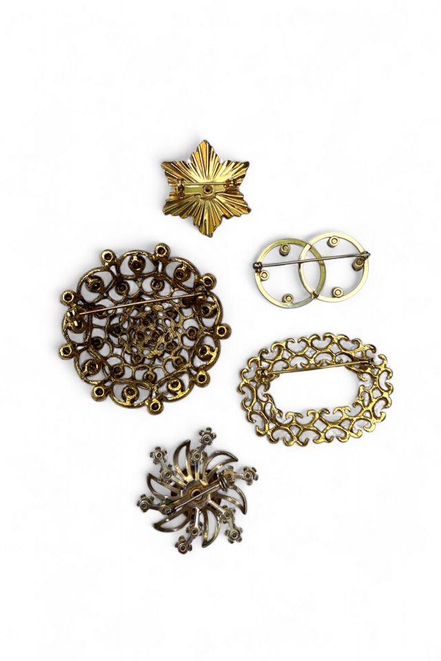 Vintage Mid-Century Heritage Crystal Pin Collection Selected by SharpLilTeeth #1