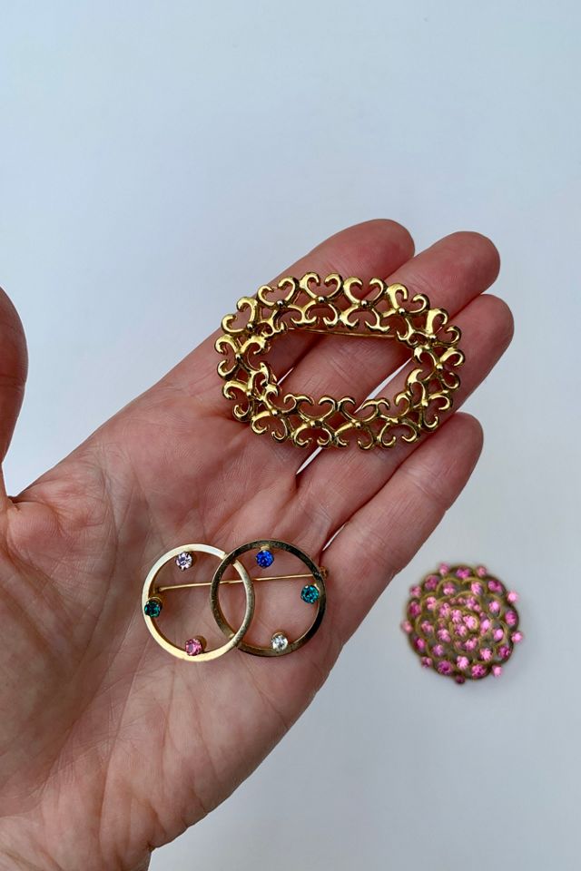 Vintage Mid-Century Heritage Crystal Pin Collection Selected by SharpLilTeeth #2