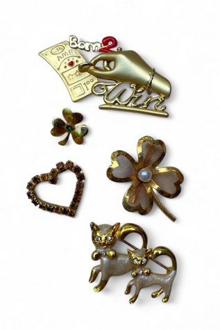 Vintage Lucky Charm Heritage Pin Collection Selected by SharpLilTeeth