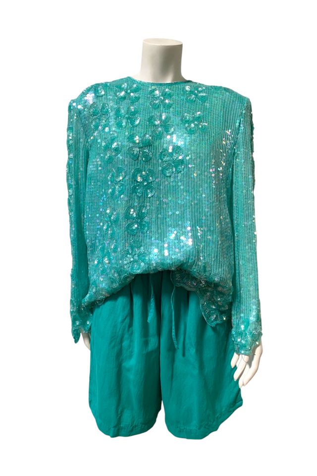 Vintage 1980s Silk Shorts Selected by SharpLilTeeth #3