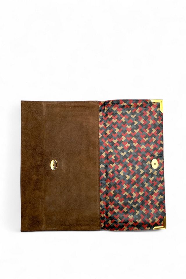 Vintage 1960s Suede Envelope Clutch Selected by SharpLilTeeth #2