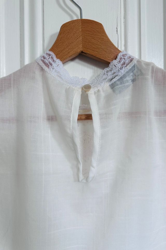 Vintage Lightweight Shirt with Lace Detail Selected by KA.TL.AK #3