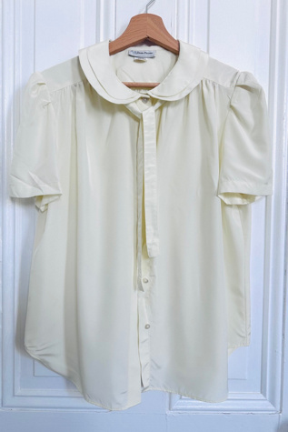 Vintage Evan-Picone Double Peter Pan Collared Blouse Selected by KA.TL.AK