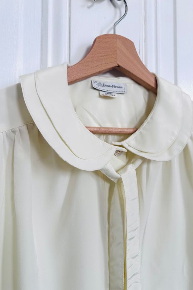 Vintage Evan-Picone Double Peter Pan Collared Blouse Selected by KA.TL.AK #2