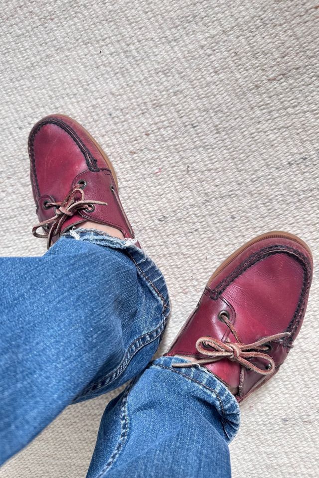 Vintage Preppy Leather Etienne Aigner Boat Shoes Selected by KA.TL.AK #1