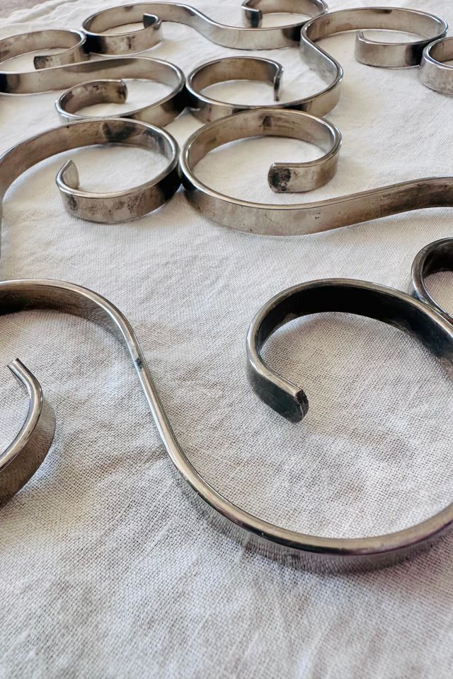 Vintage Mid Century Modern Christofle France Silverplate Trivet Selected by KA.TL.AK #3