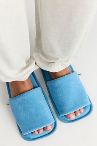 FRANKLY! Terry Square Slippers