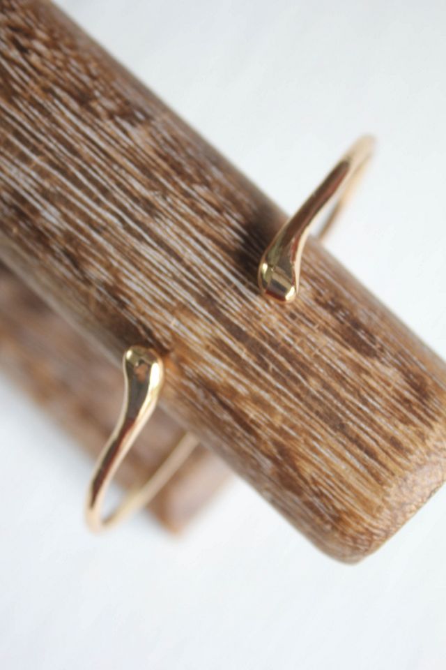 Gold Tone Dainty Arm Band Cuff Selected By Moons + Junes Vintage #2