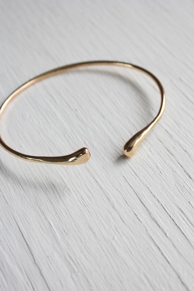 Gold Tone Dainty Arm Band Cuff Selected By Moons + Junes Vintage #3