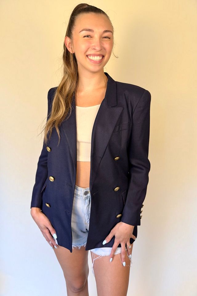 Vintage Liz Claiborne Navy Blazer and Skirt Selected By Ankh By Racquel #1