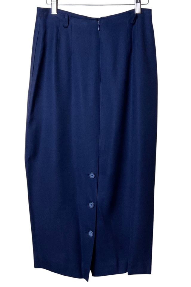 Vintage Liz Claiborne Navy Blazer and Skirt Selected By Ankh By Racquel #3