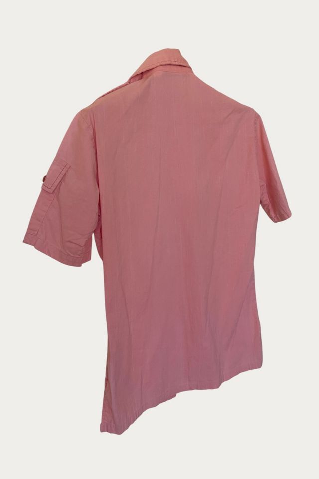 Vintage Peach Shirt With London Patch Selected By Ankh By Racquel #3