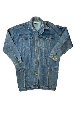 Vintage Oversized Denim Jacket Selected By Ankh By Racquel