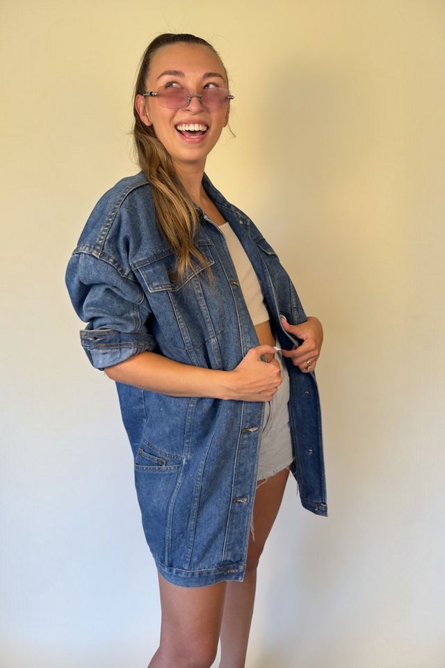 Vintage Oversized Denim Jacket Selected By Ankh By Racquel #1