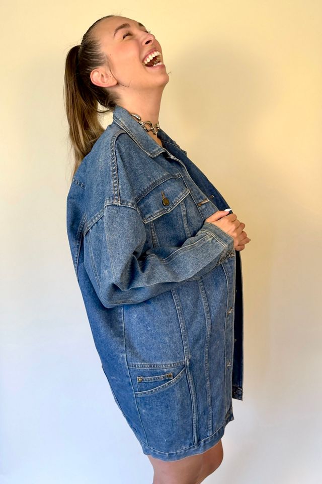 Vintage Oversized Denim Jacket Selected By Ankh By Racquel #2