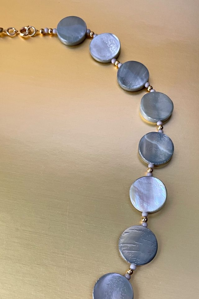 Vintage Abalone Round Bead Necklace Selected By Ankh By Racquel #2