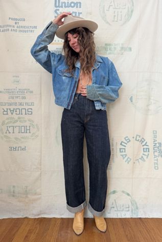 GOOD DAYS 1950s Big Ben Cropped Denim Jacket