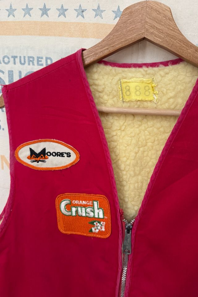 GOOD DAYS 1970s Red Patch Vest #2